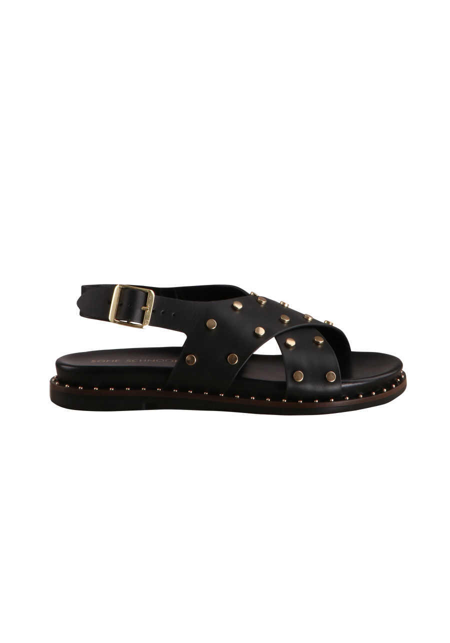 Produktbild fr 'SOFIE SCHNOOR Sandale SWNEELA Leder Riemen Nieten schwarz'