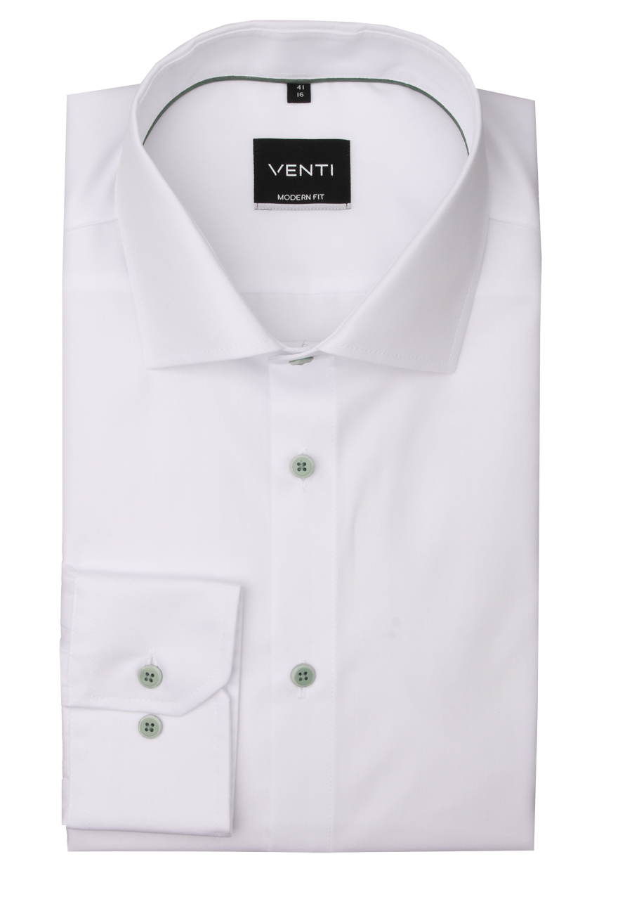 Produktbild fr 'VENTI Modern Fit Hemd Langarm New Kent Kragen Popeline wei'