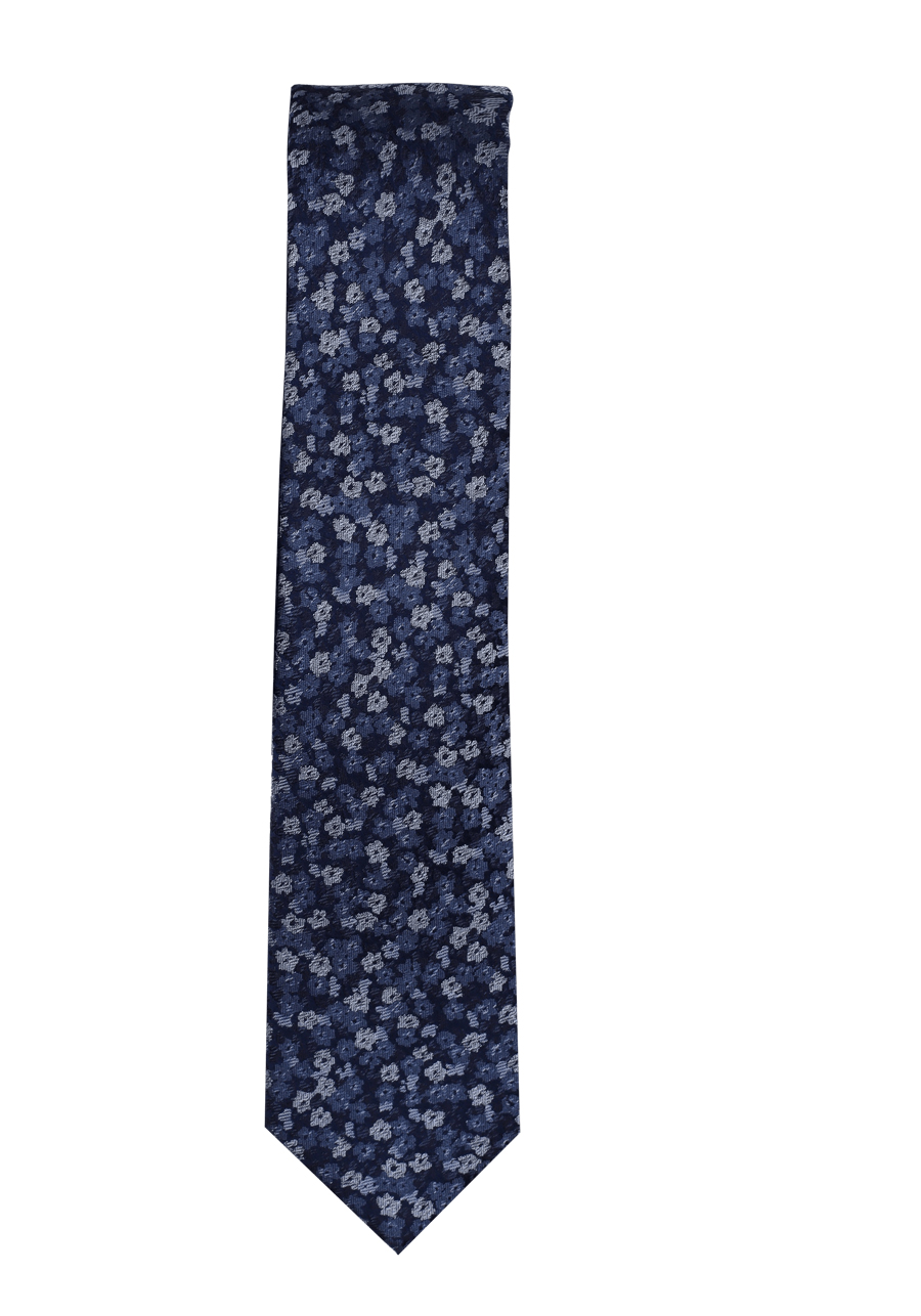 Produktbild f�r 'VENTI Krawatte aus reiner Seide 6 cm breit Muster blau'