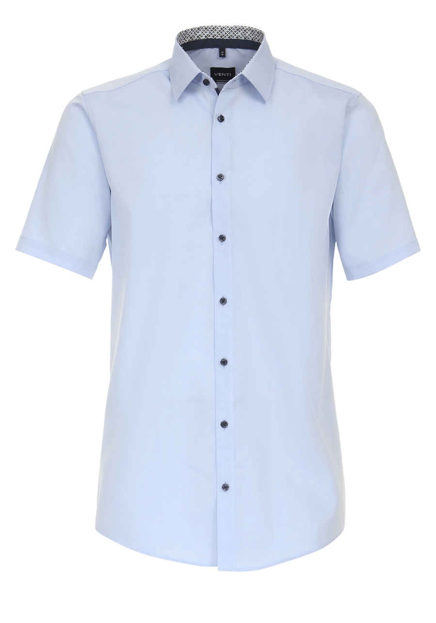 Produktbild fr 'VENTI Modern Fit Hemd Halbarm Haifischkragen hellblau'