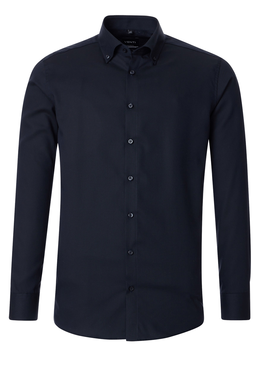 Produktbild fr 'VENTI Modern Fit Hemd Langarm Button Down Kragen Oxford nachtblau'