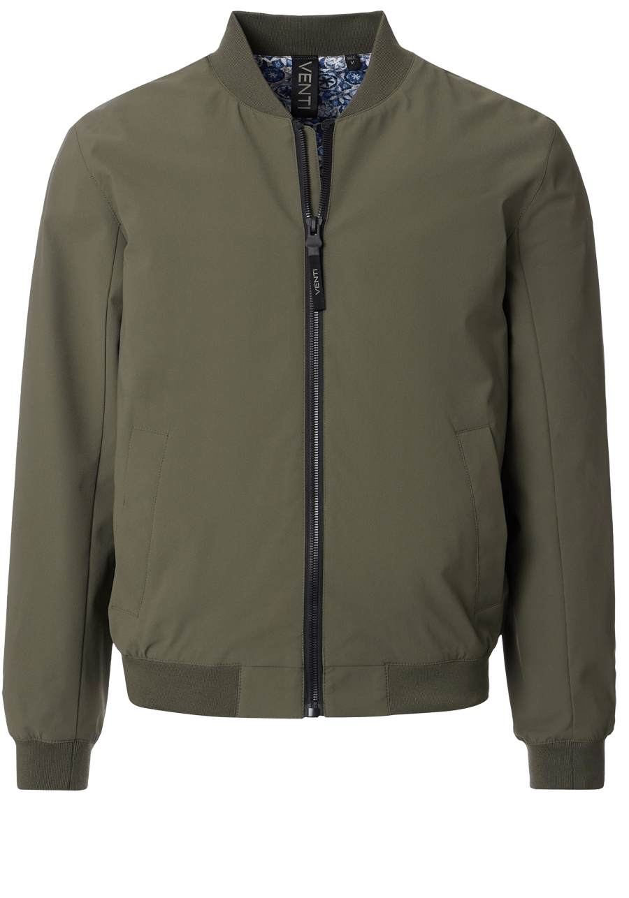 Produktbild fr 'VENTI Jacke Langarm mit Reiverschluss oliv'