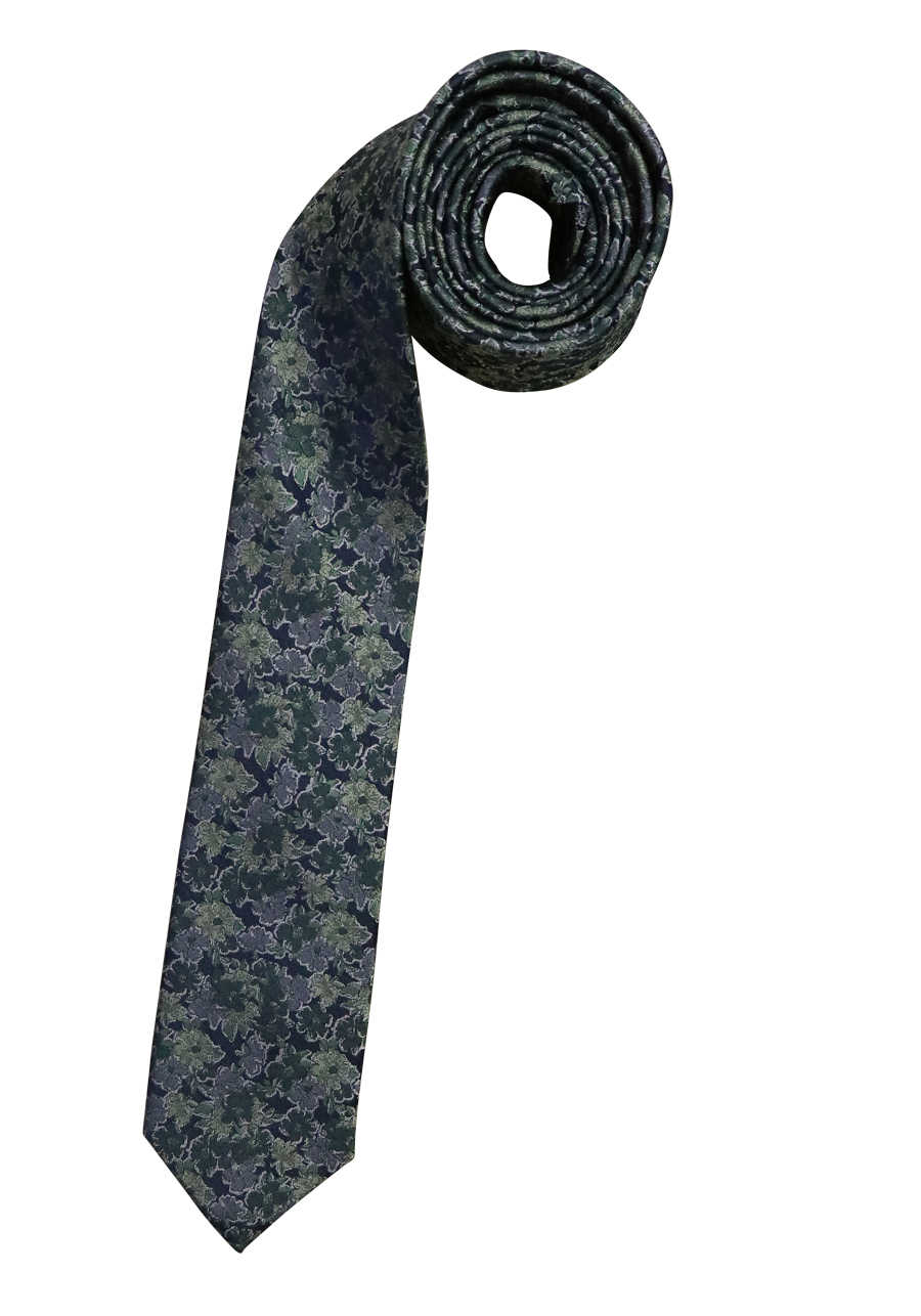 Seide VENTI breit 6cm reiner aus Muster braun Business-Krawatte