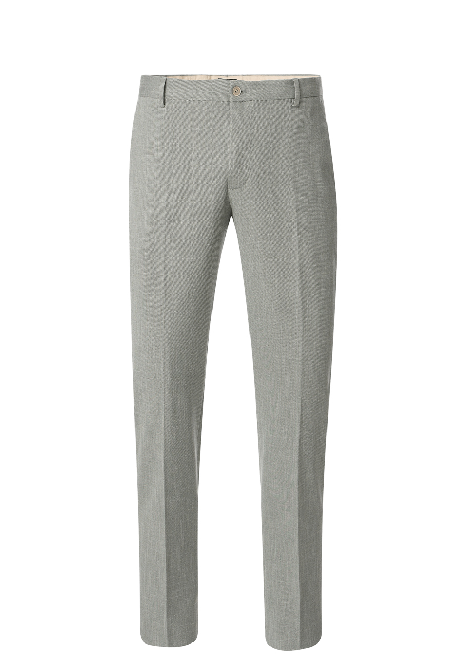 Produktbild fr 'VENTI Chino Hose Struktur moosgrn'