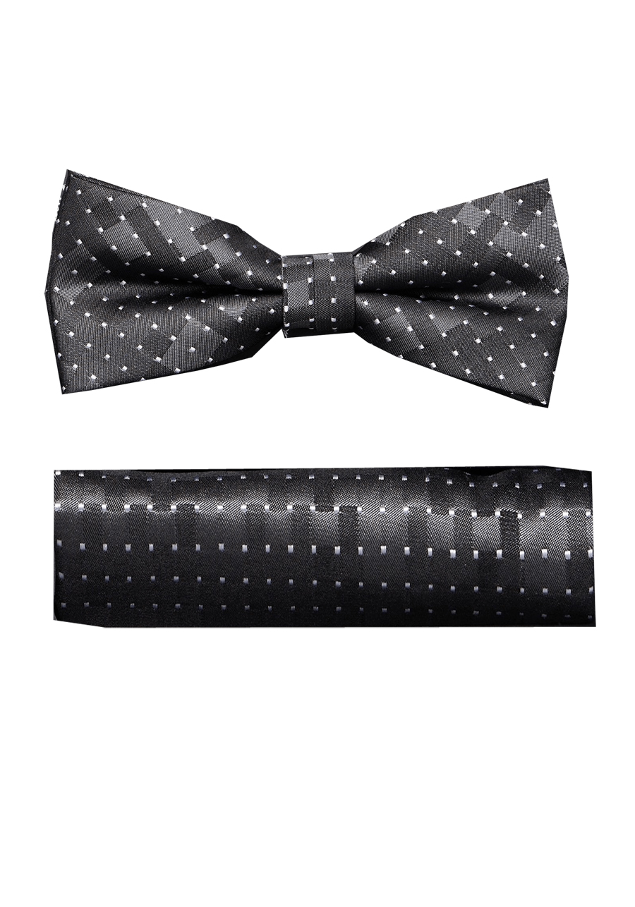 Produktbild f�r 'VENTI Fliege + Einstecktuch Set Muster grau'