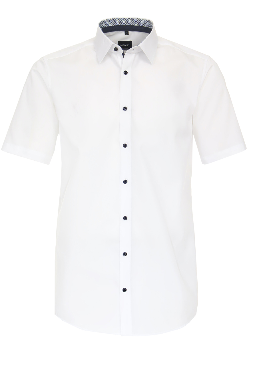 Produktbild fr 'VENTI Modern Fit Hemd Halbarm Haifischkragen wei'
