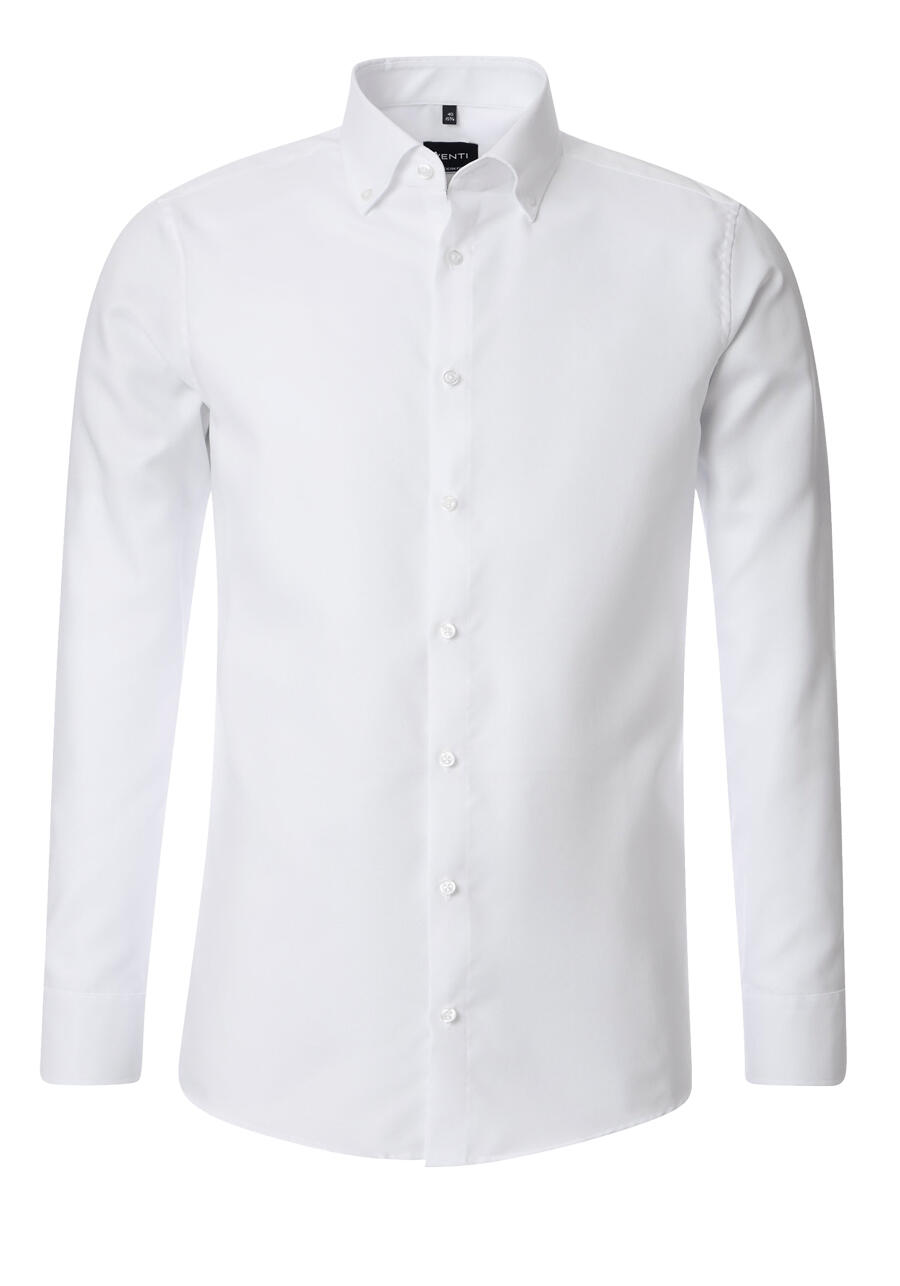 Produktbild fr 'VENTI Modern Fit Hemd Langarm Button Down Kragen Oxford wei'