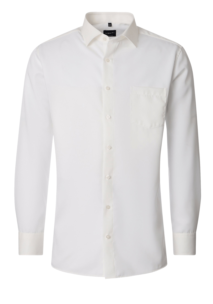 Produktbild f�r 'VENTI Modern Fit Hemd Langarm Haifischkragen Twill beige'