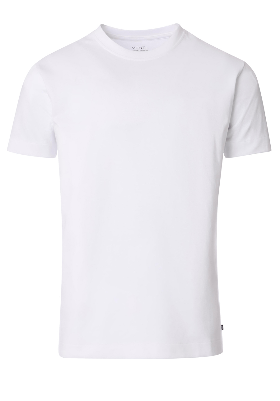 Produktbild fr 'VENTI T-Shirt Halbarm Single Pack Rundhals Jersey wei'