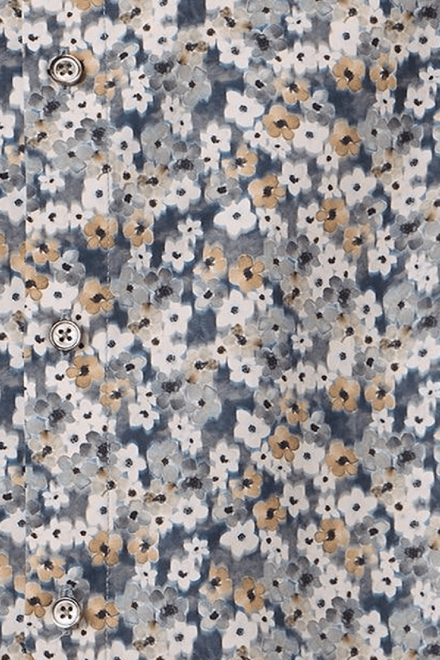 Produktbild f�r 'VENTI Modern Fit Hemd Langarm Under Button Down Kragen Blumenmuster blau'