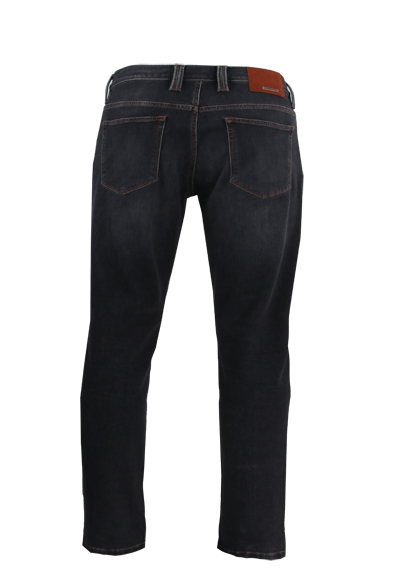 ALBERTO Regular Fit Jeans PIPE Used dunkelgrau