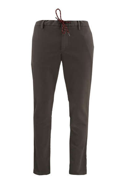 ALBERTO Slim Fit Hose JUMP Stretch dunkelbraun