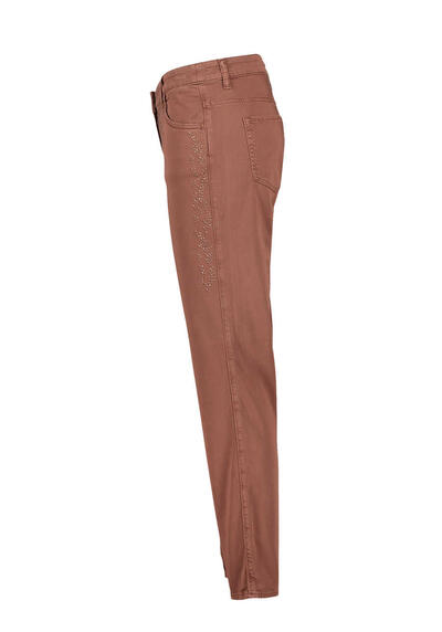 Produktbild fr 'BETTY BARCLAY Regular Fit Hose Mid Waist Stretch caramell'