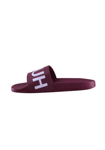 HUGO Sandale TIMEOUT_SLIP Logo spiegelverkehrt violett