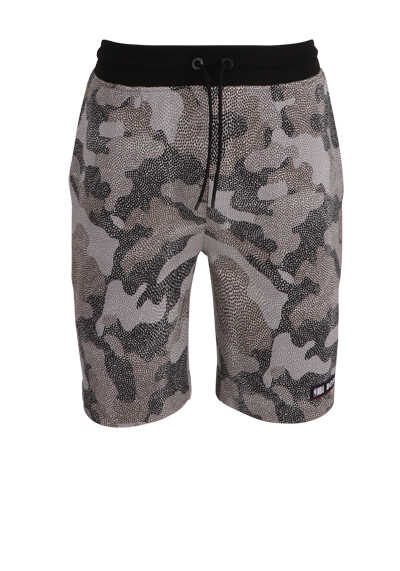 BOSS Sweatpants SLAM CAMO NBA Gummibund Logo-Prägung Camouflage schwarz