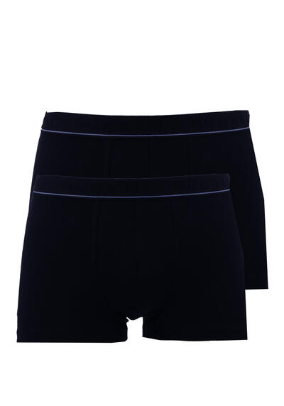Produktbild für 'BUGATTI Pants breiter Gummibund Single Jersey Doppelpack dunkelblau'
