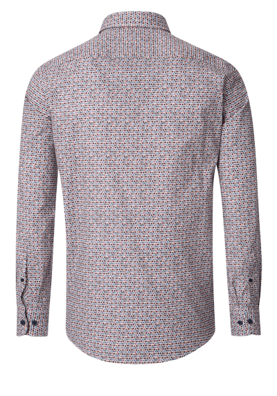 Produktbild fr 'CASAMODA Casual Fit Hemd Langarm New Kent Kragen Muster blau'