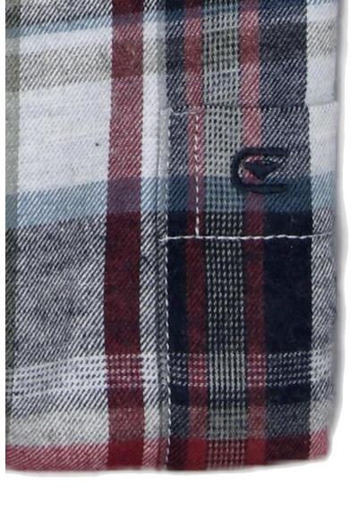 Produktbild fr 'CASAMODA Casual Fit Hemd Langarm Button Down Kragen Karo dunkelblau'