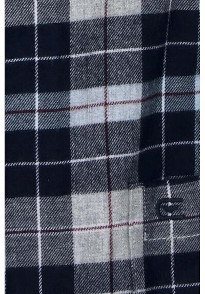 Produktbild fr 'CASAMODA Casual Fit Hemd Langarm Basic Kent Kragen Karo dunkelblau'