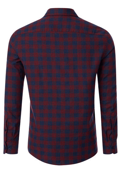 Produktbild fr 'CASAMODA Casual Fit Hemd Langarm Button Down Kragen Karo dunkelblau'