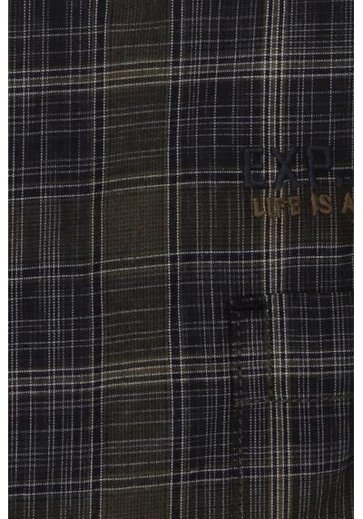 Produktbild fr 'CASAMODA Casual Fit Hemd Langarm Button Down Kragen Karo dunkelblau'