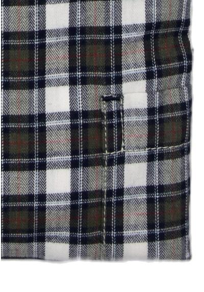 Produktbild fr 'CASAMODA Casual Fit Hemd Langarm Button Down Kragen Flanell Karo blau'
