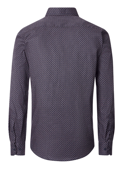 Produktbild f�r 'CASAMODA Casual Fit Hemd Langarm New Kent Kragen Muster blau'