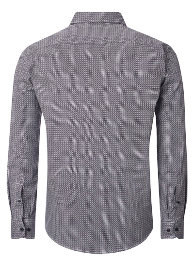 Produktbild f�r 'CASAMODA Casual Fit Hemd Langarm Button Down Kragen Muster wei�'