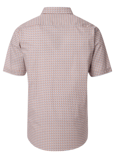 Produktbild fr 'CASAMODA Casual Fit Hemd Halbarm New Kent Kragen Muster blau'