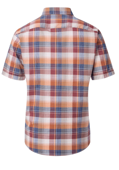 Produktbild fr 'CASAMODA Casual Fit Hemd Halbarm Button Down Kragen Multikaro blau'