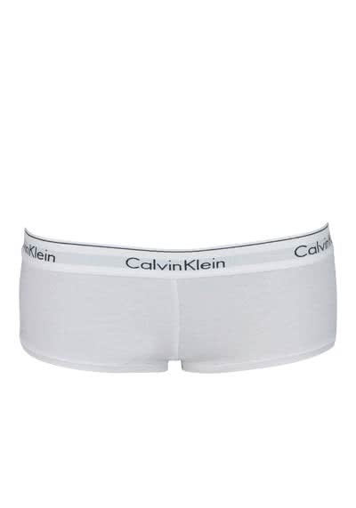CALVIN KLEIN Short Modern Cotton Bund mit Logoschriftzug wei