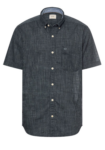 Produktbild f&uuml;r 'CAMEL ACTIVE Hemd Halbarm Button Down Kragen Streifen blau'