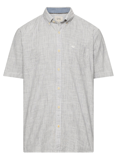 Produktbild f&uuml;r 'CAMEL ACTIVE Hemd Halbarm Button Down Kragen Streifen schwarz'