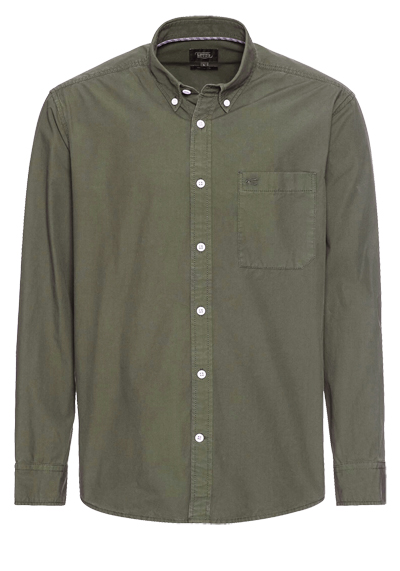 Produktbild für 'CAMEL ACTIVE Hemd Langarm Button Down Kragen oliv'