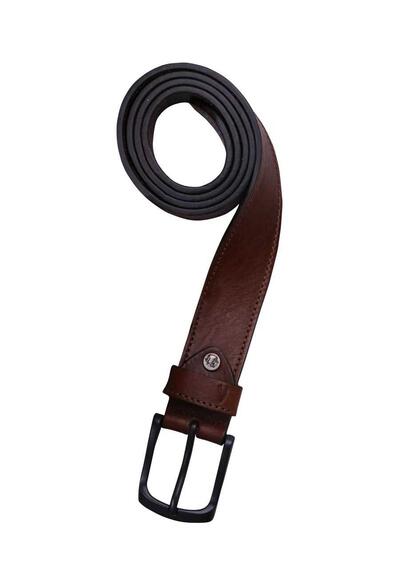 CAMEL ACTIVE Lederg�rtel 4 cm breit Metallschlie�e braun
