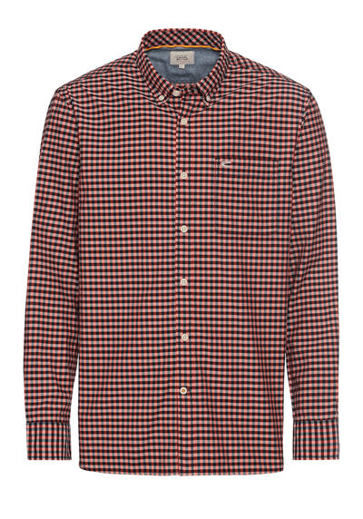 Produktbild für 'CAMEL ACTIVE Regular Fit Hemd Langarm Button Down Kragen Karo rot'