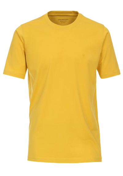 Produktbild f�r 'CASAMODA T-Shirt Rundhals reine Baumwolle sonnengelb'