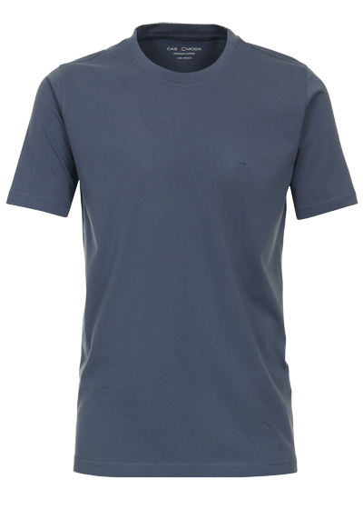 CASAMODA T-Shirt Halbarm Rundhals dunkelblau