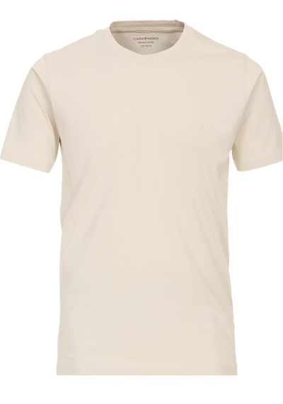 CASAMODA T-Shirt mit Rundhals reine Baumwolle ecru