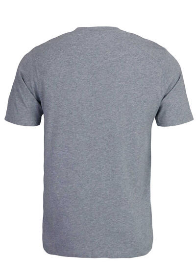 Produktbild fr 'CASAMODA T-Shirt mit Rundhals reine Baumwolle mittelgrau'