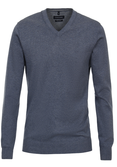 Produktbild f�r 'CASAMODA Pullover Langarm V-Ausschnitt Strick rauchblau'