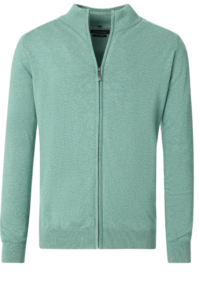 CASAMODA Cardigan Langarm mit Reiverschluss grn