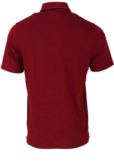 Produktbild fr 'CASAMODA Poloshirt Halbarm Brusttasche geknpfter Kragen ziegelrot'
