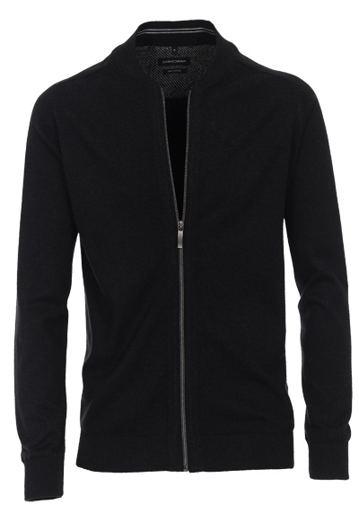 CASAMODA Cardigan Langarm mit Rei�verschluss schwarz preisreduziert