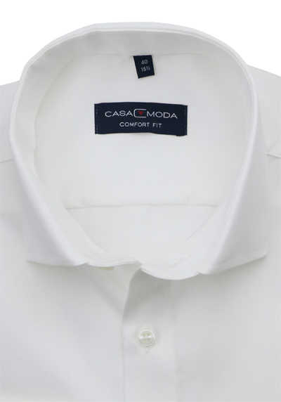 CASAMODA Comfort Fit Hemd extra langer Arm Haifischkragen beige