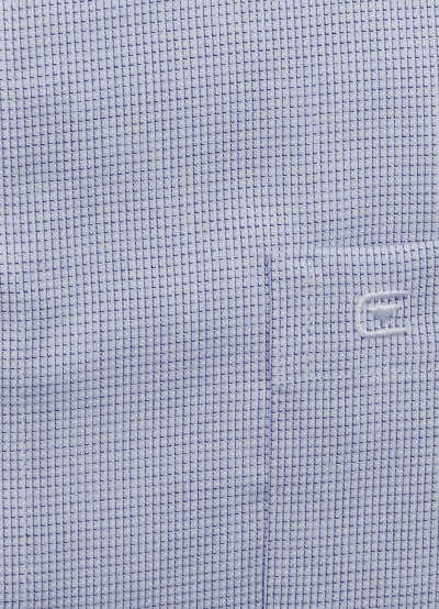 CASAMODA Comfort Fit Hemd Langarm Button Down Doppelkragen blau