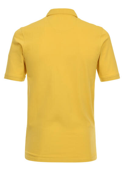 Produktbild f�r 'CASAMODA Poloshirt Halbarm Polokragen gekn�pft gelb'