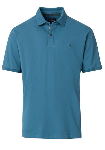 CASAMODA Poloshirt Halbarm Polokragen gekn�pft navy