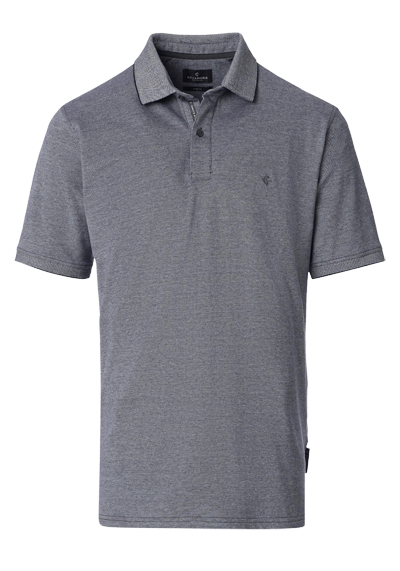 CASAMODA Poloshirt Halbarm Polokragen gekn�pft nachtblau