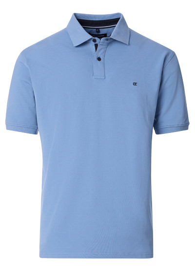 CASAMODA Poloshirt Halbarm Polokragen geknpft blau